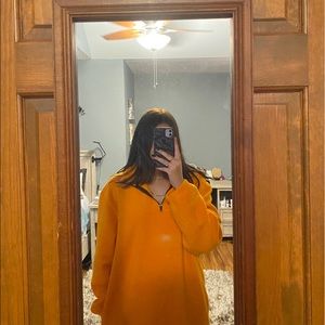 Bright Orange Large Polyester Jacket